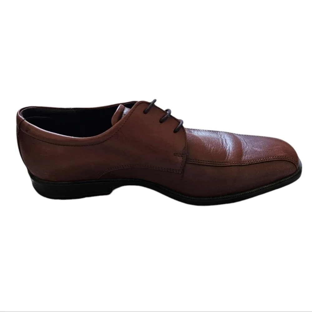 ECCO Helsinki Square-toe Oxford/Dress Shoe Brown Lace-up size 44